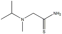 2-[isopropyl(methyl)amino]ethanethioamide 구조식 이미지