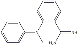 2-[methyl(phenyl)amino]benzene-1-carboximidamide Structure