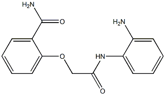 2-{[(2-aminophenyl)carbamoyl]methoxy}benzamide Structure