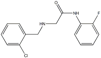2-{[(2-chlorophenyl)methyl]amino}-N-(2-fluorophenyl)acetamide Structure