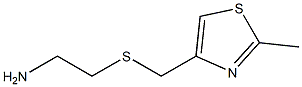 2-{[(2-methyl-1,3-thiazol-4-yl)methyl]sulfanyl}ethan-1-amine 구조식 이미지