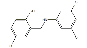 2-{[(3,5-dimethoxyphenyl)amino]methyl}-4-methoxyphenol Structure