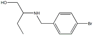 2-{[(4-bromophenyl)methyl]amino}butan-1-ol 구조식 이미지