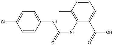 2-{[(4-chlorophenyl)carbamoyl]amino}-3-methylbenzoic acid Structure