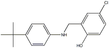 2-{[(4-tert-butylphenyl)amino]methyl}-4-chlorophenol Structure