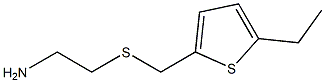 2-{[(5-ethylthien-2-yl)methyl]thio}ethanamine Structure