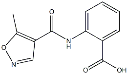 2-{[(5-methylisoxazol-4-yl)carbonyl]amino}benzoic acid Structure