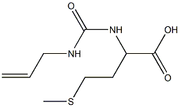 2-{[(allylamino)carbonyl]amino}-4-(methylthio)butanoic acid 구조식 이미지