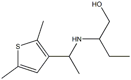 2-{[1-(2,5-dimethylthiophen-3-yl)ethyl]amino}butan-1-ol Structure