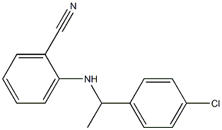 2-{[1-(4-chlorophenyl)ethyl]amino}benzonitrile 구조식 이미지