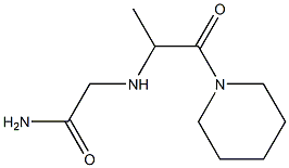 2-{[1-oxo-1-(piperidin-1-yl)propan-2-yl]amino}acetamide 구조식 이미지