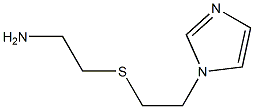 2-{[2-(1H-imidazol-1-yl)ethyl]sulfanyl}ethan-1-amine 구조식 이미지