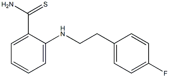 2-{[2-(4-fluorophenyl)ethyl]amino}benzene-1-carbothioamide Structure