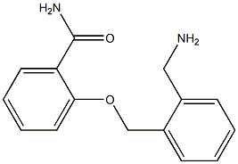 2-{[2-(aminomethyl)phenyl]methoxy}benzamide Structure