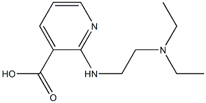 2-{[2-(diethylamino)ethyl]amino}pyridine-3-carboxylic acid Structure