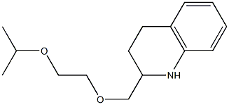 2-{[2-(propan-2-yloxy)ethoxy]methyl}-1,2,3,4-tetrahydroquinoline 구조식 이미지