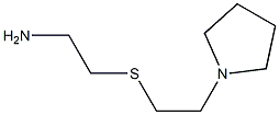 2-{[2-(pyrrolidin-1-yl)ethyl]sulfanyl}ethan-1-amine 구조식 이미지