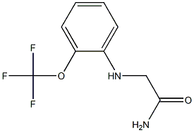 2-{[2-(trifluoromethoxy)phenyl]amino}acetamide Structure