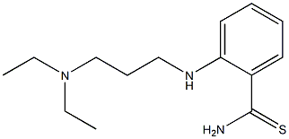 2-{[3-(diethylamino)propyl]amino}benzene-1-carbothioamide Structure