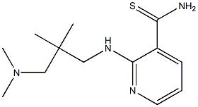 2-{[3-(dimethylamino)-2,2-dimethylpropyl]amino}pyridine-3-carbothioamide 구조식 이미지