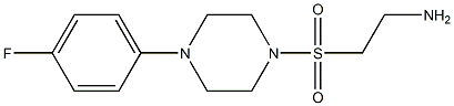 2-{[4-(4-fluorophenyl)piperazine-1-]sulfonyl}ethan-1-amine Structure