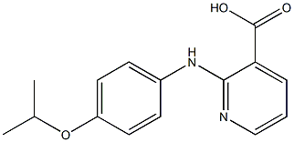 2-{[4-(propan-2-yloxy)phenyl]amino}pyridine-3-carboxylic acid 구조식 이미지