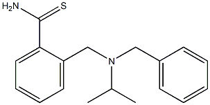 2-{[benzyl(propan-2-yl)amino]methyl}benzene-1-carbothioamide Structure