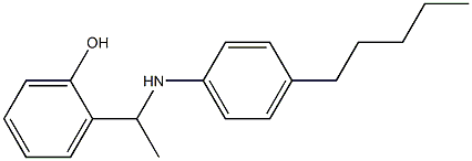 2-{1-[(4-pentylphenyl)amino]ethyl}phenol Structure