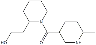 2-{1-[(6-methylpiperidin-3-yl)carbonyl]piperidin-2-yl}ethanol 구조식 이미지