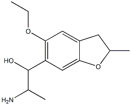 2-amino-1-(5-ethoxy-2-methyl-2,3-dihydro-1-benzofuran-6-yl)propan-1-ol Structure