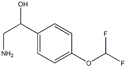 2-amino-1-[4-(difluoromethoxy)phenyl]ethanol Structure
