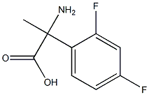 2-amino-2-(2,4-difluorophenyl)propanoic acid 구조식 이미지