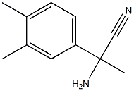 2-amino-2-(3,4-dimethylphenyl)propanenitrile Structure