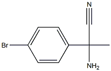 2-amino-2-(4-bromophenyl)propanenitrile Structure