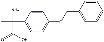 2-amino-2-[4-(benzyloxy)phenyl]propanoic acid 구조식 이미지