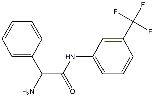 2-amino-2-phenyl-N-[3-(trifluoromethyl)phenyl]acetamide Structure