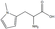 2-amino-3-(1-methyl-1H-pyrrol-2-yl)propanoic acid Structure