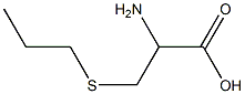 2-amino-3-(propylthio)propanoic acid 구조식 이미지
