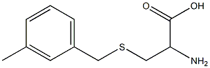 2-amino-3-[(3-methylbenzyl)thio]propanoic acid 구조식 이미지