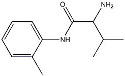 2-amino-3-methyl-N-(2-methylphenyl)butanamide Structure