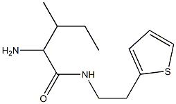 2-amino-3-methyl-N-(2-thien-2-ylethyl)pentanamide 구조식 이미지