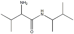 2-amino-3-methyl-N-(3-methylbutan-2-yl)butanamide Structure