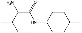 2-amino-3-methyl-N-(4-methylcyclohexyl)pentanamide 구조식 이미지