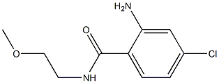 2-amino-4-chloro-N-(2-methoxyethyl)benzamide 구조식 이미지