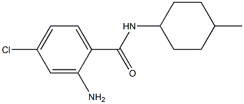 2-amino-4-chloro-N-(4-methylcyclohexyl)benzamide Structure