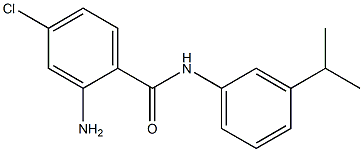 2-amino-4-chloro-N-[3-(propan-2-yl)phenyl]benzamide Structure