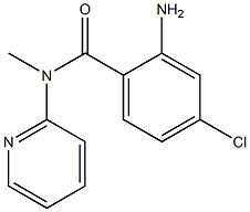 2-amino-4-chloro-N-methyl-N-(pyridin-2-yl)benzamide Structure
