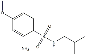 2-amino-4-methoxy-N-(2-methylpropyl)benzene-1-sulfonamide 구조식 이미지