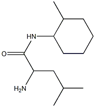 2-amino-4-methyl-N-(2-methylcyclohexyl)pentanamide 구조식 이미지