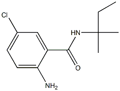 2-amino-5-chloro-N-(1,1-dimethylpropyl)benzamide Structure